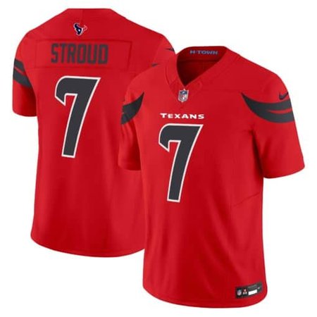 Men's C.J. Stroud Red Houston Texans #7 Vapor F.U.S.E. Limited Jersey